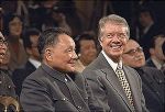 Deng Xiaoping y su homólogo norteamericano Jimmy Carter en 1979